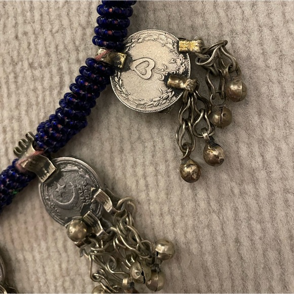 Kuchi Coin Necklace Belt Tribal silver bell jingle belly dancer main image 6